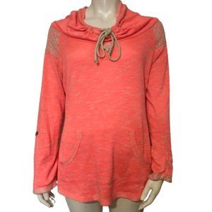 Miss Chevous Size M Orange Pink Sweater